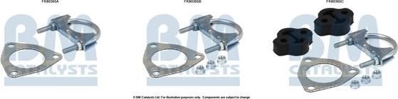 BM Catalysts FK80365 - Монтажный комплект, катализатор autosila-amz.com