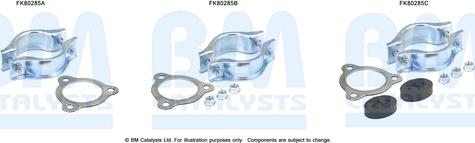 BM Catalysts FK80285 - Монтажный комплект, катализатор autosila-amz.com