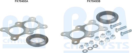 BM Catalysts FK70493 - Монтажный комплект, труба выхлопного газа autosila-amz.com