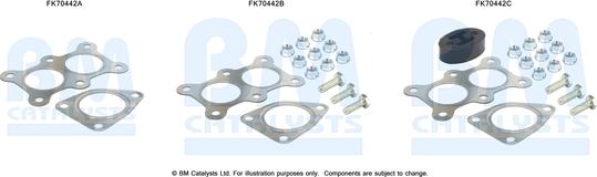 BM Catalysts FK70442 - Монтажный комплект, труба выхлопного газа autosila-amz.com