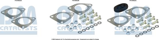 BM Catalysts FK70452 - Монтажный комплект, труба выхлопного газа autosila-amz.com