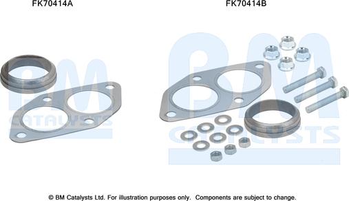 BM Catalysts FK70414 - Монтажный комплект, труба выхлопного газа autosila-amz.com