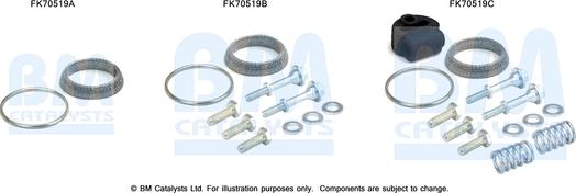 BM Catalysts FK70519 - Монтажный комплект, труба выхлопного газа autosila-amz.com