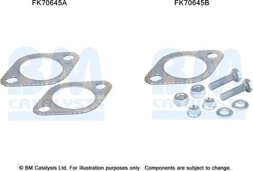 BM Catalysts FK70645 - Монтажный комплект, труба выхлопного газа autosila-amz.com