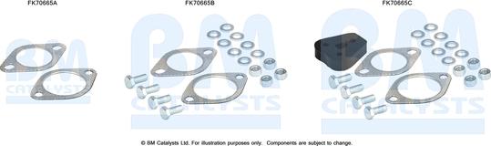 BM Catalysts FK70665 - Монтажный комплект, труба выхлопного газа autosila-amz.com