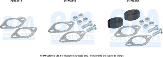 BM Catalysts FK70601 - Монтажный комплект, труба выхлопного газа autosila-amz.com