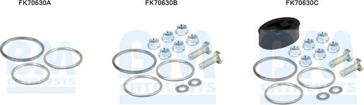 BM Catalysts FK70630 - Монтажный комплект, труба выхлопного газа autosila-amz.com