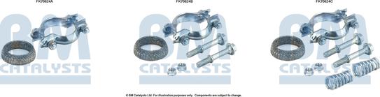 BM Catalysts FK70624 - Монтажный комплект, труба выхлопного газа autosila-amz.com