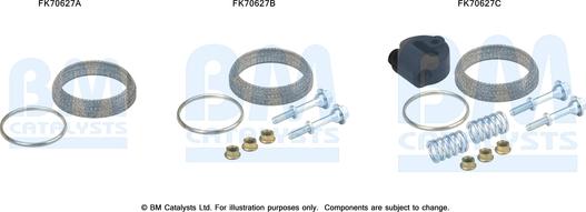 BM Catalysts FK70627 - Монтажный комплект, труба выхлопного газа autosila-amz.com