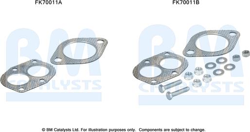 BM Catalysts FK70011 - Монтажный комплект, труба выхлопного газа autosila-amz.com