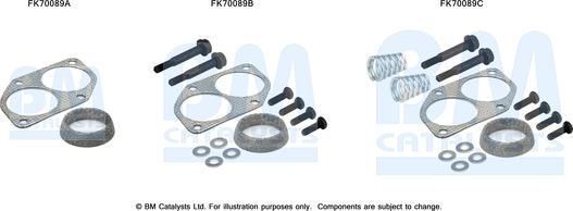 BM Catalysts FK70089 - Монтажный комплект, труба выхлопного газа autosila-amz.com