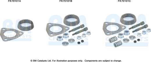 BM Catalysts FK70101 - Монтажный комплект, труба выхлопного газа autosila-amz.com