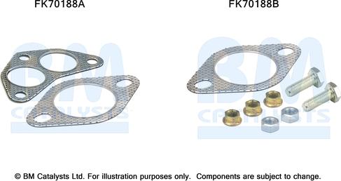 BM Catalysts FK70188 - Монтажный комплект, труба выхлопного газа autosila-amz.com