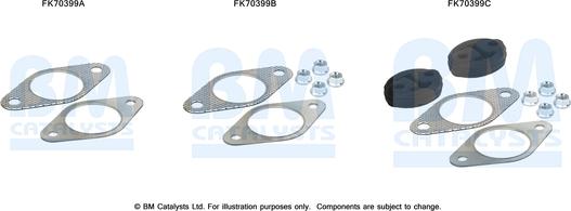 BM Catalysts FK70399 - Монтажный комплект, труба выхлопного газа autosila-amz.com