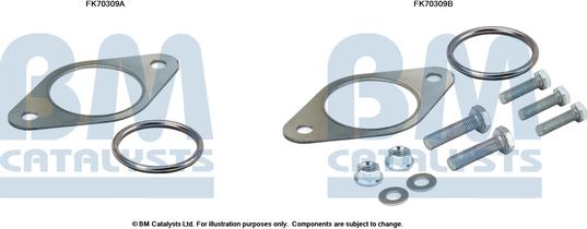 BM Catalysts FK70309 - Монтажный комплект, труба выхлопного газа autosila-amz.com