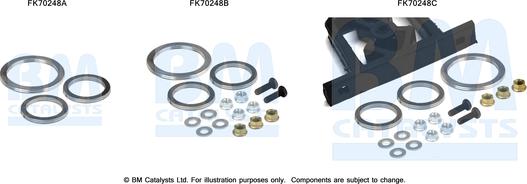 BM Catalysts FK70248 - Монтажный комплект, труба выхлопного газа autosila-amz.com