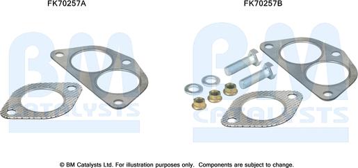 BM Catalysts FK70257 - Монтажный комплект, труба выхлопного газа autosila-amz.com