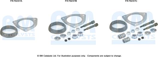 BM Catalysts FK70237 - Монтажный комплект, труба выхлопного газа autosila-amz.com