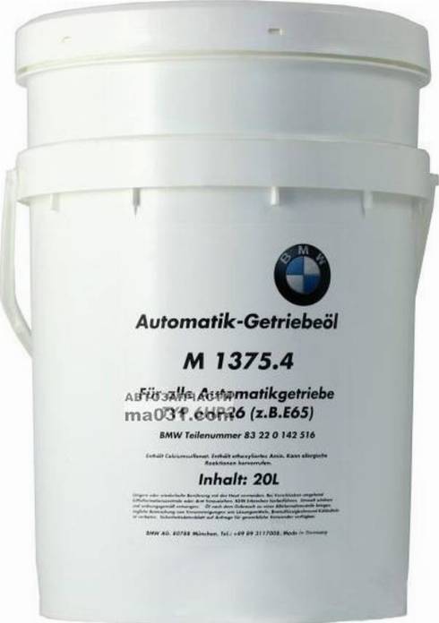 BMW 83 22 0 142 516 - Масло автоматической коробки передач autosila-amz.com