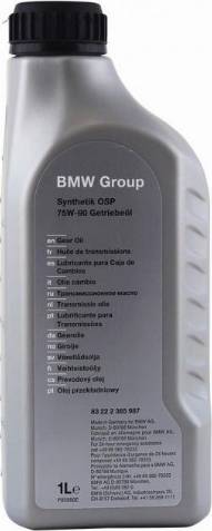 BMW 83 22 2 365 987 - Масло ступенчатой коробки передач autosila-amz.com
