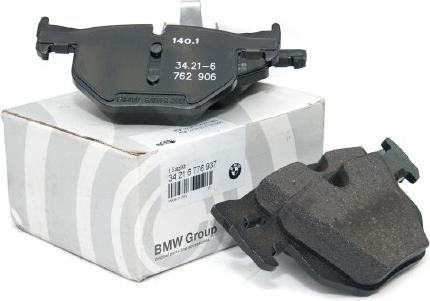BMW 34216776937 - Тормозные колодки, дисковые, комплект autosila-amz.com