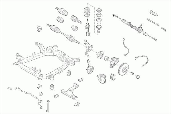 BOGE OPEL-ASTRA-FB077 - Рулевое управление autosila-amz.com