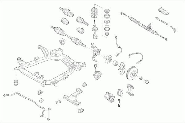 BOGE OPEL-ZAFIR-FB004 - Рулевое управление autosila-amz.com