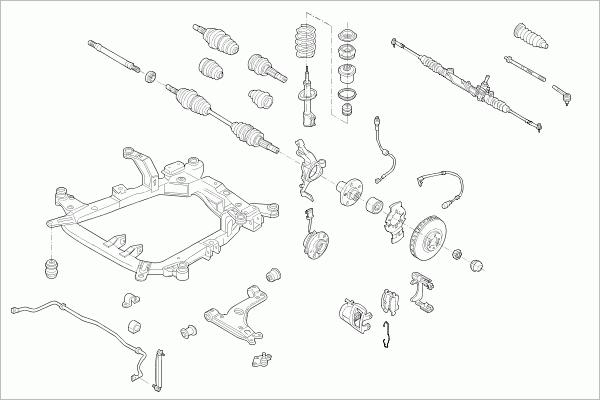 BOGE OPEL-ZAFIR-FB008 - Рулевое управление autosila-amz.com