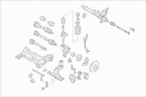 BOGE VW-GOLF-FB085 - Подвеска колеса autosila-amz.com