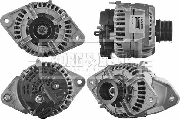 Borg & Beck BBA32798 - Генератор autosila-amz.com