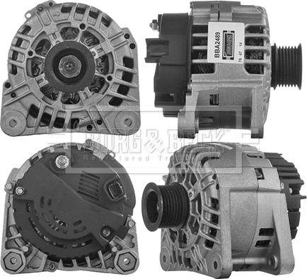 Borg & Beck BBA2489 - Генератор autosila-amz.com