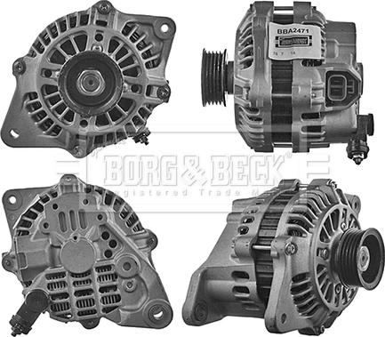 Borg & Beck BBA2471 - Генератор autosila-amz.com