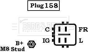 Borg & Beck BBA3009 - Генератор autosila-amz.com