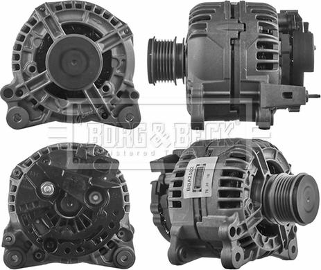 Borg & Beck BBA2502 - Генератор autosila-amz.com