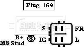 Borg & Beck BBA3046 - Генератор autosila-amz.com