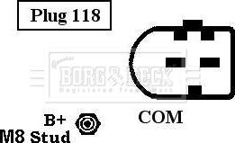 Borg & Beck BBA2184 - Генератор autosila-amz.com