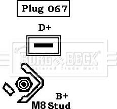 Borg & Beck BBA2261 - Генератор autosila-amz.com