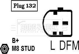 Borg & Beck BBA2484 - Генератор autosila-amz.com