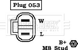 Borg & Beck BBA2162 - Генератор autosila-amz.com