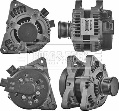 Borg & Beck BBA2332 - Генератор autosila-amz.com