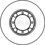 Borg & Beck BBD4990 - Тормозной диск autosila-amz.com