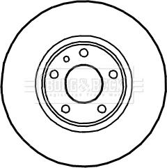 Borg & Beck BBD4907 - Тормозной диск autosila-amz.com