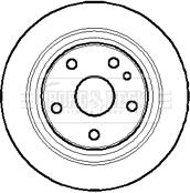 Borg & Beck BBD4413 - Тормозной диск autosila-amz.com