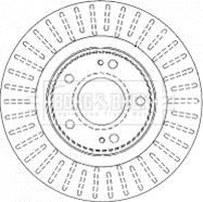 Borg & Beck BBD4481 - Тормозной диск autosila-amz.com