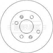 Borg & Beck BBD4427 - Тормозной диск autosila-amz.com