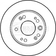 Borg & Beck BBD4590 - Тормозной диск autosila-amz.com