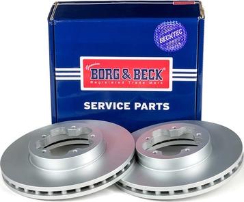 Borg & Beck BBD4563 - диск тормозной перед. Ford autosila-amz.com
