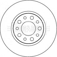 Borg & Beck BBD4515 - Тормозной диск autosila-amz.com