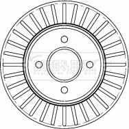 Borg & Beck BBD4518 - Тормозной диск autosila-amz.com