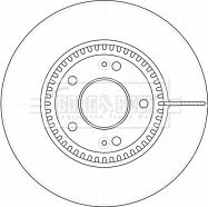 Borg & Beck BBD4523 - Тормозной диск autosila-amz.com